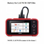 Battery Replacement for LAUNCH Creader Professional Elite